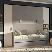 divano letto grigio moderno