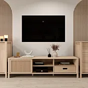 porta tv in legno