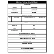 Scheda tecnica madia