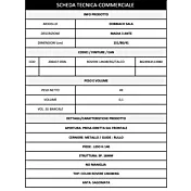 Scheda tecnica