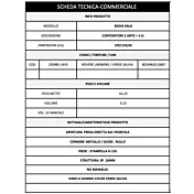 Scheda tecnica madia alta