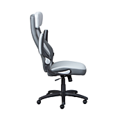 Pratico Poltrona da ufficio con ruote, colore grigio