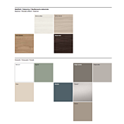 Armadio di design, 2 ante battenti e libreria laterale, finitura Bianco Opaco e Grigio cenere