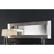 Madia 3 ante, bianco laccato e rovere adamello