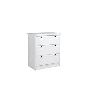 Comò a 3 cassetti Bianco