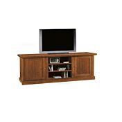 Porta TV in legno, bianco opaco, arte povera - cm 160