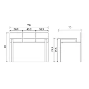 scrivania moderna ragazzo