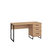 Scrivania per zona studio moderna, finitura Rovere 