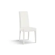 sedia ecopelle bianca