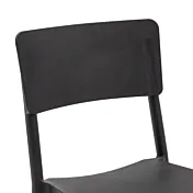 sedia nera in promozione per esterno