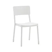 sedia bianca da esterno