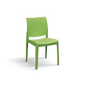 sedia verde da giardino