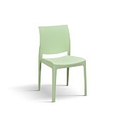 sedia verde pastello da giardino