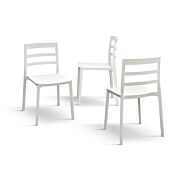 Sedia da cucina Alba, moderna design impilabile