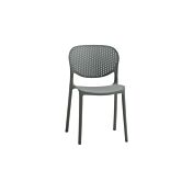 sedia grigio chiaro