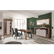 soggiorno completo con specchio