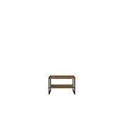 Tavolino con doppio piano d'appoggio, misure 65 x 65 cm 