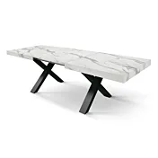 Tavolo con 2 allunghe da 40 cm in offerta