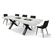 Tavolo allungabile Marmo Bianco