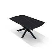 Tavolo moderno 150 x 90 cm, colore Marmo Nero 