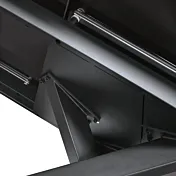 Tavolo allungabile con base in metallo 