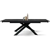 Tavolo allungabile 160 x 90 cm finitura Marmo Nero 