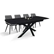 Tavolo moderno 150 x 90 cm Marmo Nero in offerta