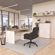 Ufficio completo, con scrivania, armadietto e libreria integrata