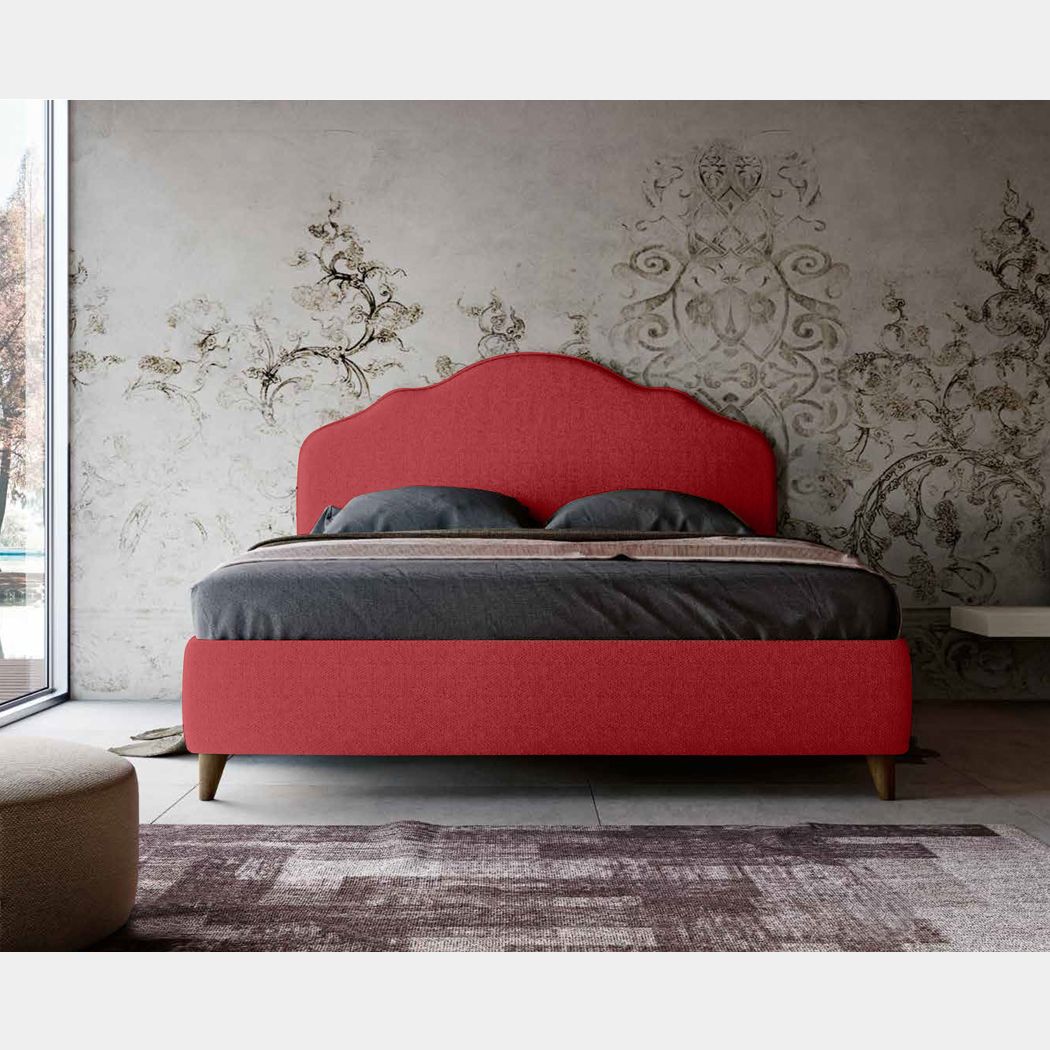 Letto Romantic Testata In Tessuto Con Rete (100x200 Cm) – Donne's Home