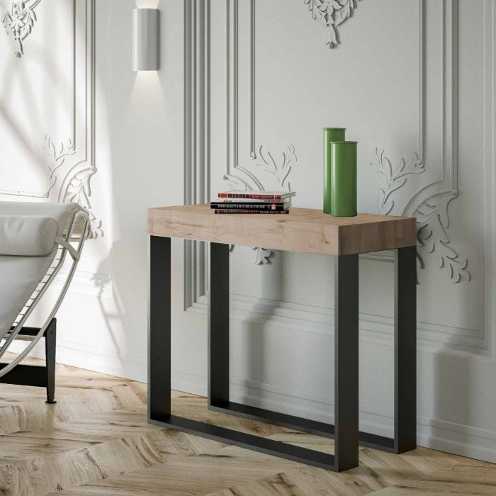 Consolle rettangolare Legno Massello Nature di Design- Arrediorg.it ®