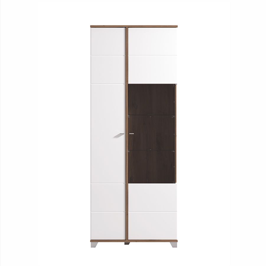 MOBILE ALTO CON 1 cassetto e 2 Ante Armadietto Libreria credenza con  vetrina EUR 125,99 - PicClick IT