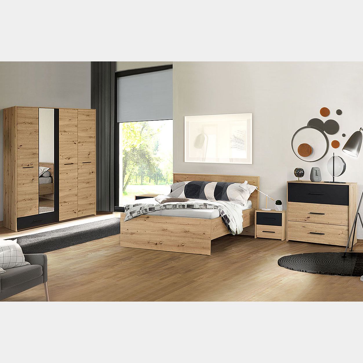 Cassettiera soggiorno camera da letto mobile comodino design moderno  mobiletto - Shopping.com