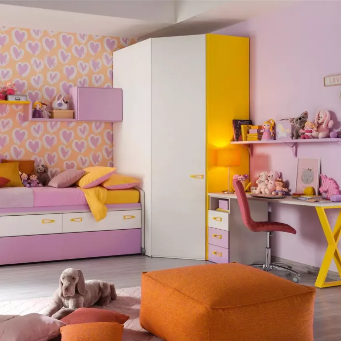 cabina ragazzi bianca