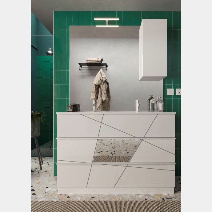 mobile bagno moderno con specchio