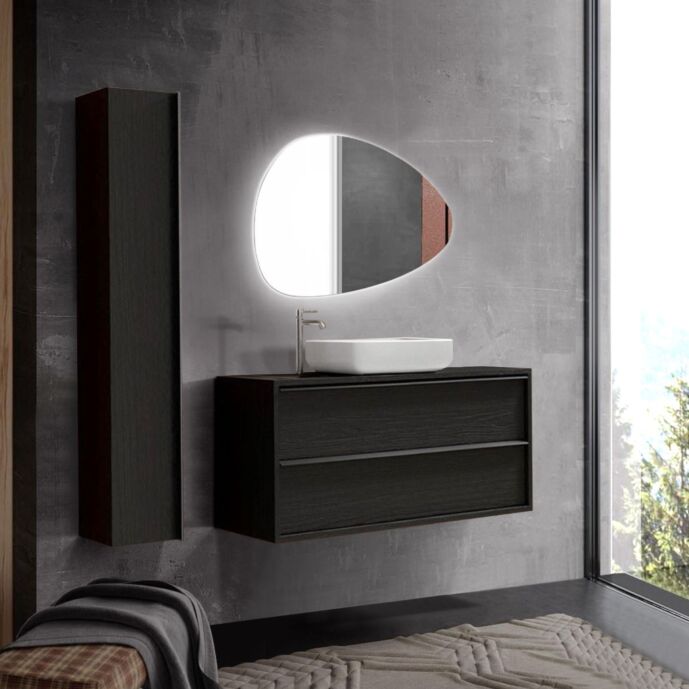 bagno moderno frassinato L.105 cm