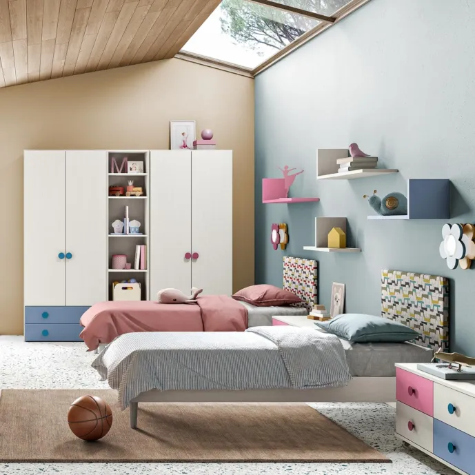 cameretta per bambini e bambine