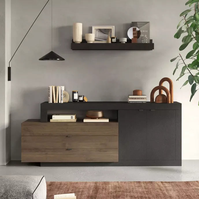 credenza con cassetti mercure