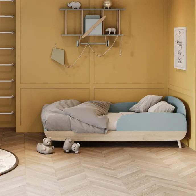 lettino con sponde