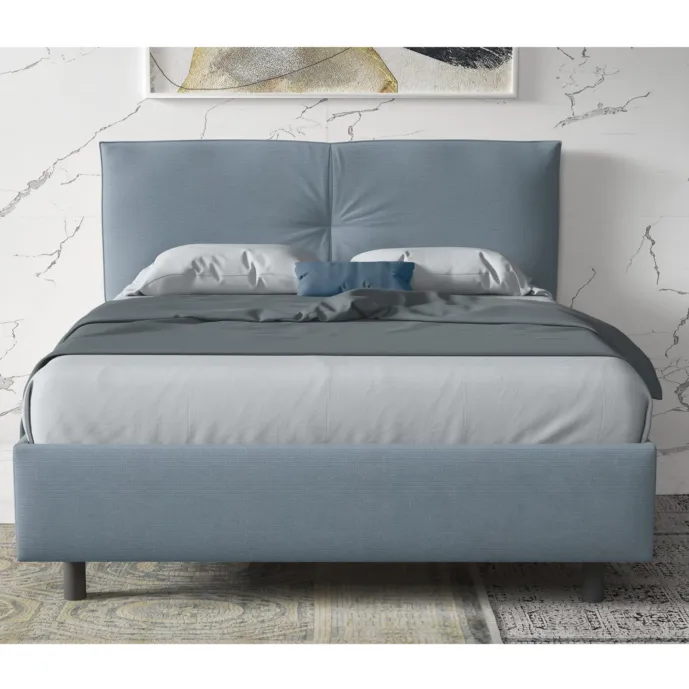letto con rete contenitore 