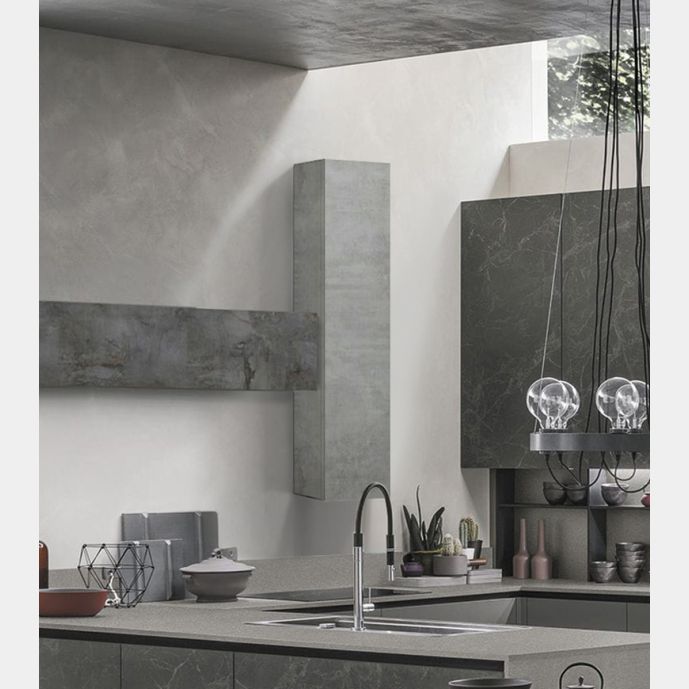 Pensile per cucina sospeso, Beton