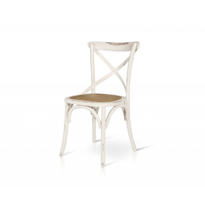 Sedia bianca in rattan naturale Offerte sedie in rattan online