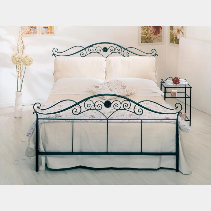 Letto matrimoniale sorrento grigio polvere