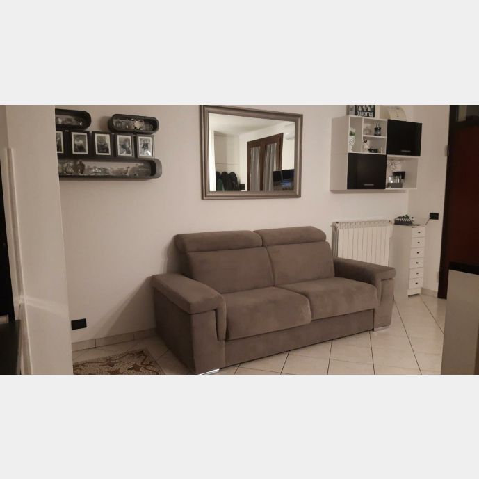 Divano letto moderno Kilimangiaro sfoderabile a 2 posti finitura Grigio