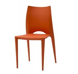 Sedia di Design in plastica - Arancione