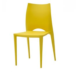 Sedia di Design in plastica - Giallo