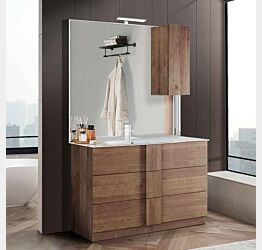 Mobile da bagno moderno 3 cassetti L.82 cm