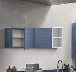 Pensile cubo per cucina sospeso, Blu