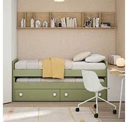 divano letto verde