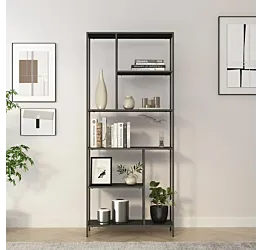 Libreria metallica, 80x188x30 h cm, Ardesia