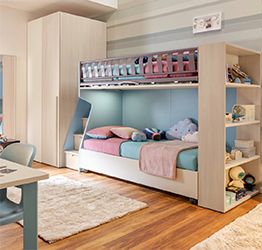 Letto a castello BASSO per bambini - Spaziojunior Store